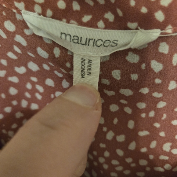 Maurice's Mauve Blouse - Picture 4 of 9